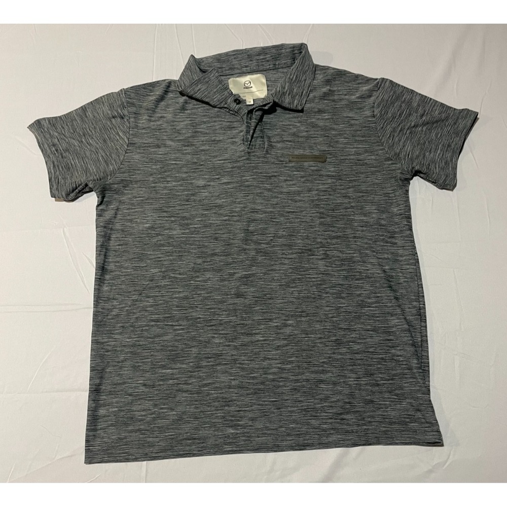 Mazda Motor Corporation Grey Performance Men's Polo Shirt‎ Medium